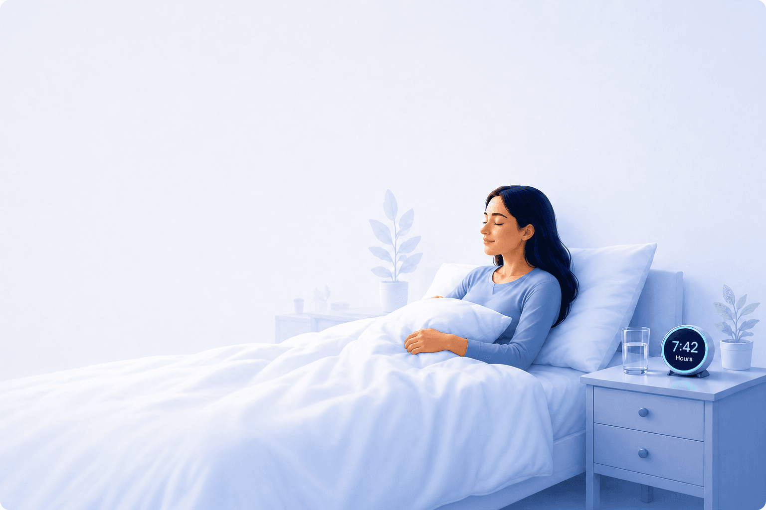 Calm person reviewing everyday health concerns