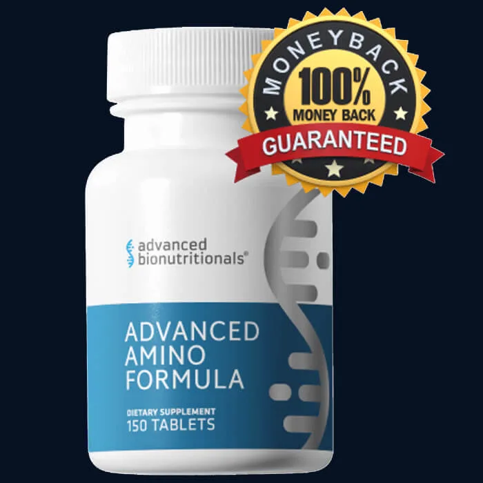 Advanced Amino Formula 60/90-day money-back guarantee seal