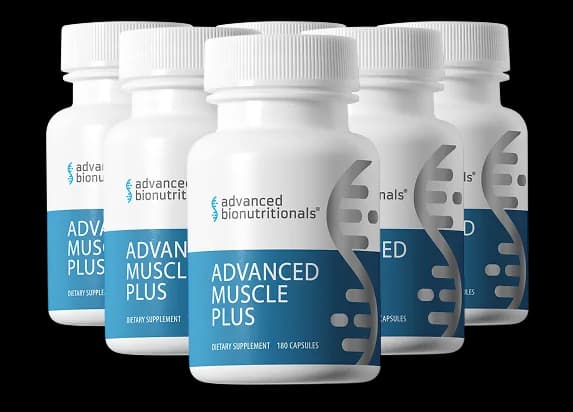 Six bottles of Advanced Muscle Plus