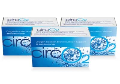 Three bottles of CircO2