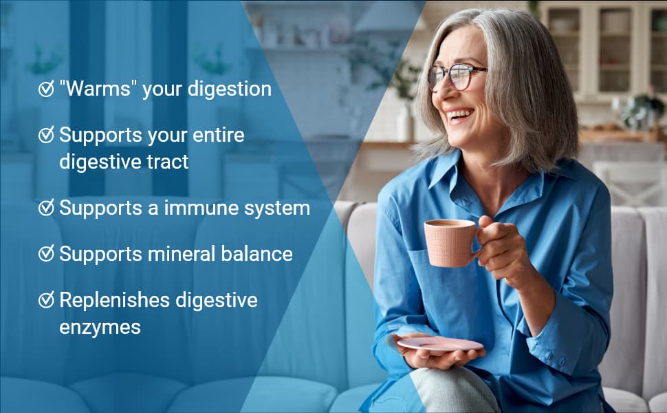 Integrative Digestive Formula ingredient and benefit visual chart